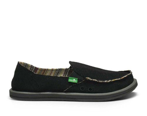 Chaussures Sanuk Donna Hemp Femme - Noir HKZBLV029